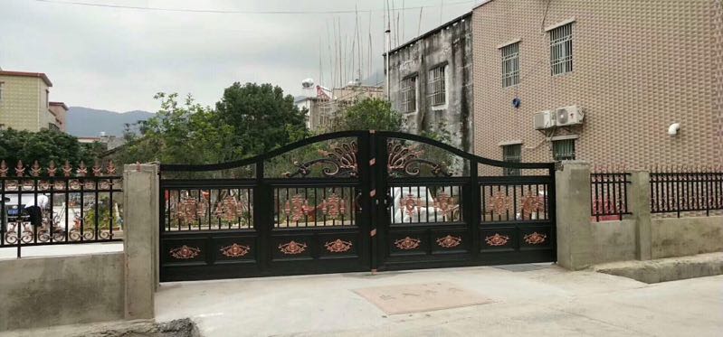 门业图片-推拉门一家高性比的铸铝门厂家JH243图片