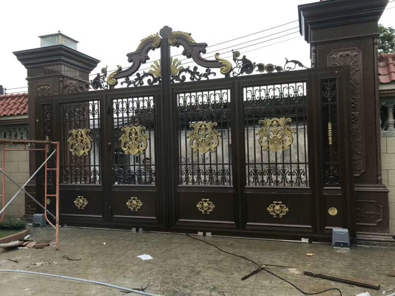 门业图片-平开门高品质铸铝大门厂家JH244图片