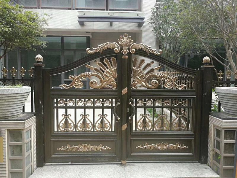 门业图片-推拉门别墅高档铝艺大门JH251图片