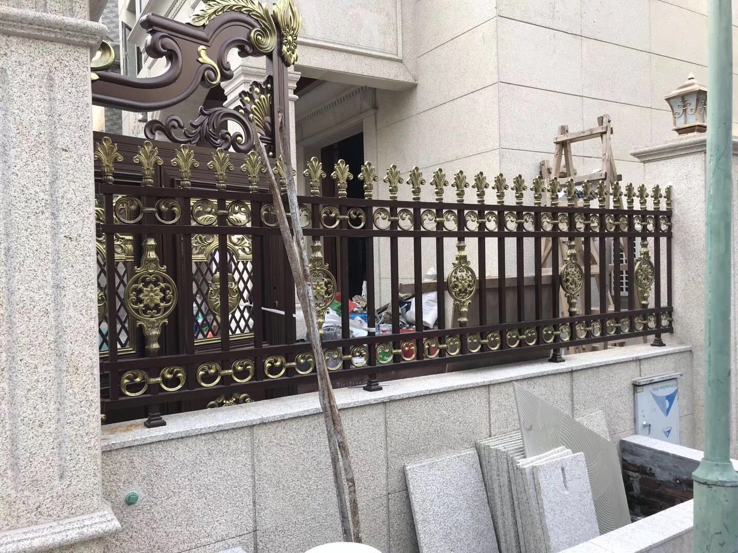 门业图片-围栏护栏金辉铝艺栏杆定做JH292图片