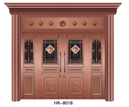 门业图片-铜铝门铜铝门hk-8018图片