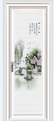 门业图片-铝合金平开门佛山铝合金平开门｜佛山厨卫门XI－01图片