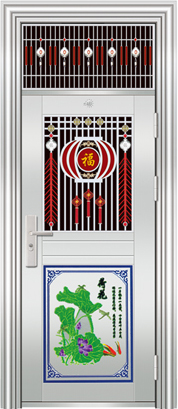 门业图片-不锈钢门XWS-6087六类花XWS-6087图片