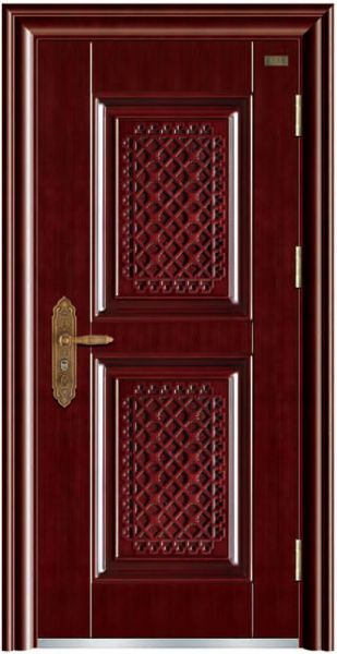 门业图片-防盗安全门系列915-双孔门中门-甲级915-双孔门中门-甲级图片