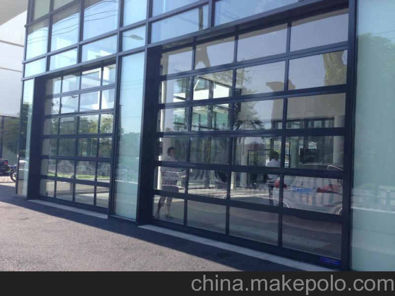 门业图片-提升门商用透视提升门4S店透视车库门浙江透视门厂商透视门图片