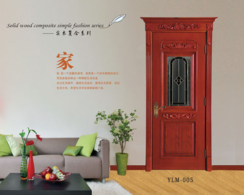 门业图片-实木复合门YLM-005YLM-005图片