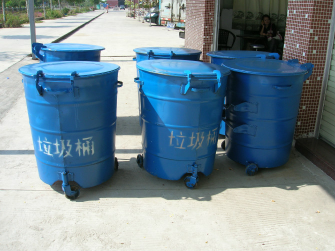 门业图片-不锈钢制品惠州不锈钢洗手台设计、各种垃圾桶批发07图片
