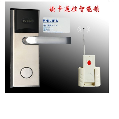 门业图片-指纹密码锁杰出代表高科技性能出色摇控密码锁摇控锁YD118-M1卡(304不锈钢)图片