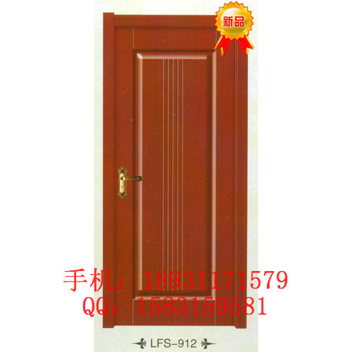 门业图片-实木复合门山西高档生态烤漆门厂家裕华木业图片