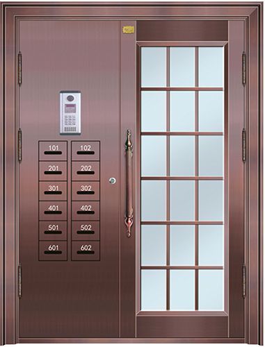门业图片-铜门系列LS-8807LS-8807-可选纯铜_钢铜图片