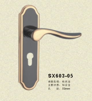 门业图片-锌合金双色锁50系列锌合金双色锁SX603-05图片