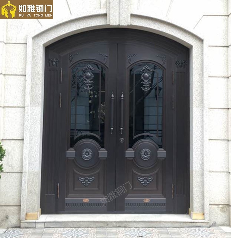 门业图片-如雅双开铜门上海铜门型材，北京铜门价格，北京铜门加工1001图片