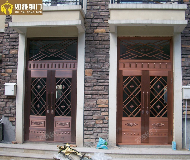 门业图片-如雅双开铜门供应湖南大铜门，济南双开大铜门，南京铜门1001图片