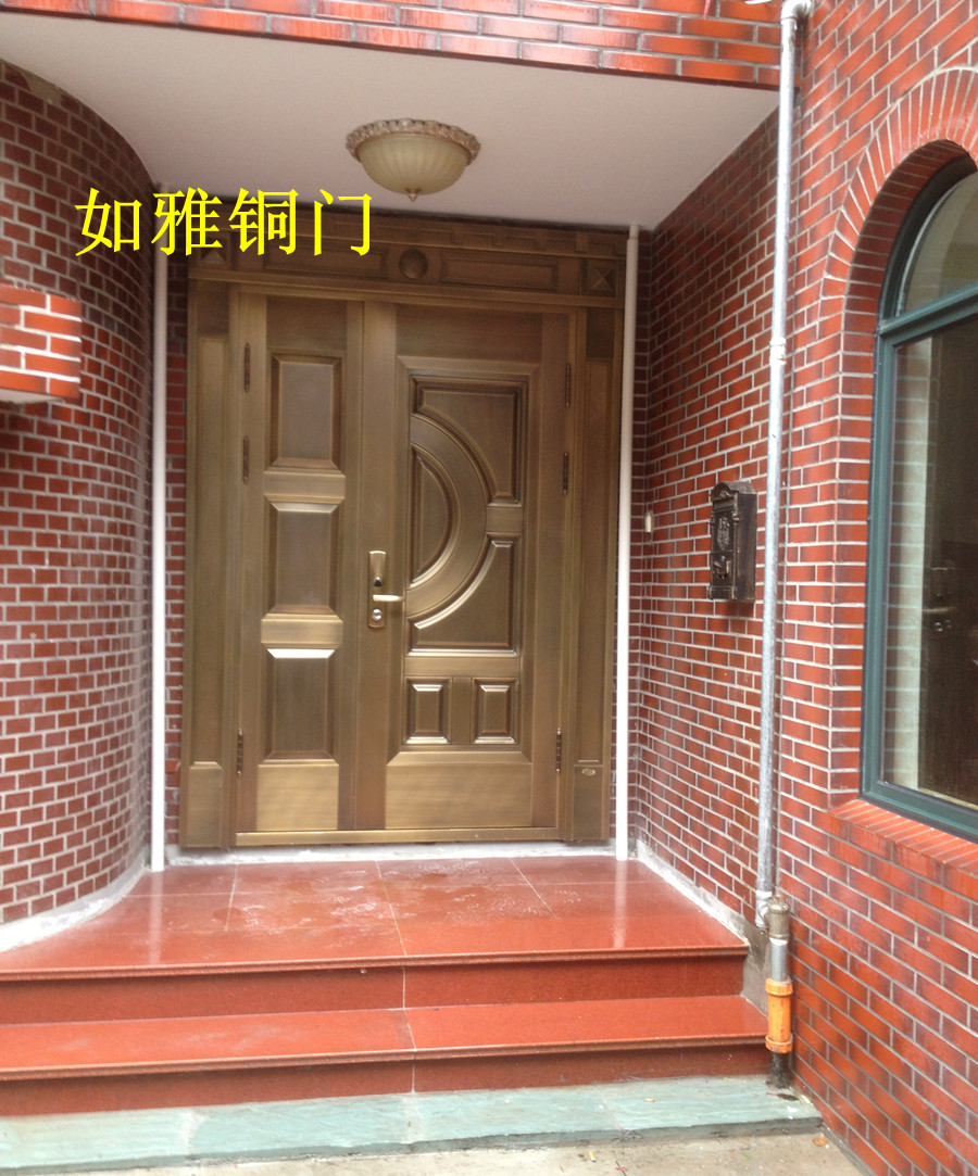 门业图片-如雅子母铜门无锡铜门厂家哪家好|别墅铜门|上海如雅铜门441图片