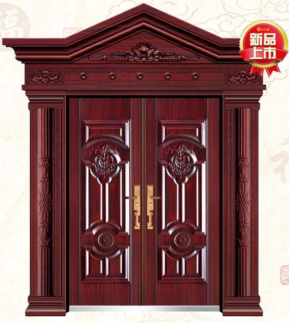 门业图片-防盗门久久福甲级非标大门JJF-8088图片