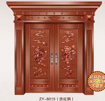 门业图片-豪华别墅铜铝大门豪华别墅铜铝大门ZY-8015图片