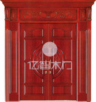 门业图片-按户型分经典原木门YZ-9003图片