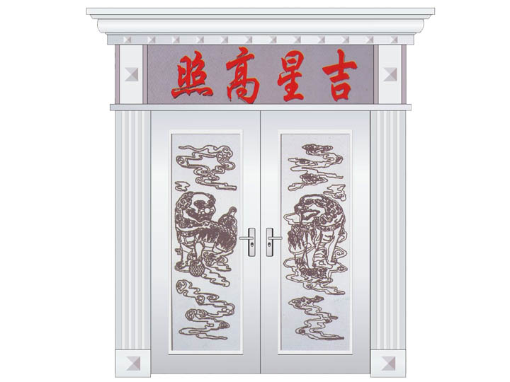 门业图片-罗马柱系列罗马柱980*2080*10图片