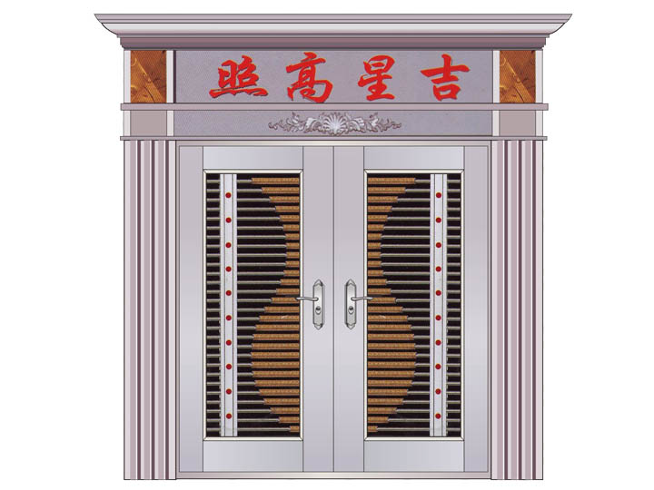 门业图片-罗马柱系列罗马柱980*2080*10图片