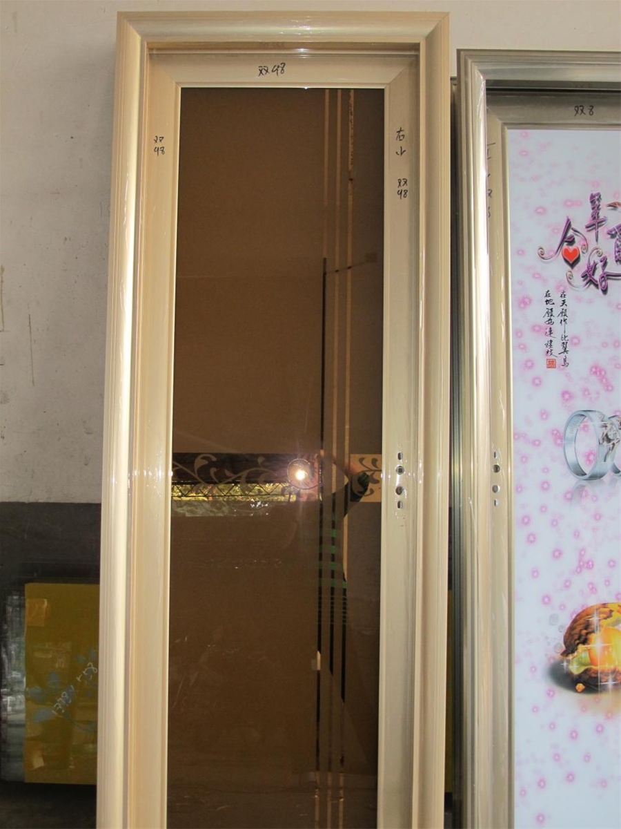 门业图片-钛镁合金门玻璃门钛镁合金门玻璃门推拉门厂家价格平方图片