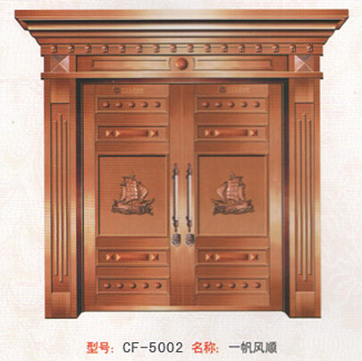 门业图片-电泳高仿真铜铝门电泳高仿真铜铝门CF-5002图片