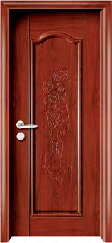 门业图片-实木拼接门（红檀）深拉伸OSXF-2009图片
