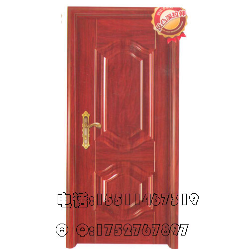 门业图片-工程免漆门钢木门价格000图片