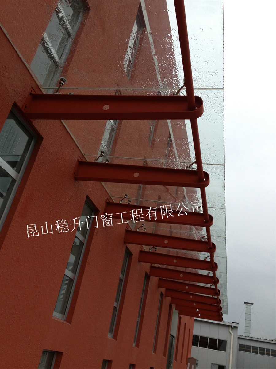 门业图片-工业移门玻璃雨棚WSYP001图片
