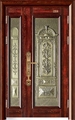 门业图片-WF-1077罗马盛世子母门(铸铝拼接)10CM甲级WF-1077图片