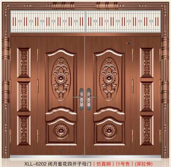 门业图片-仿真铜门系列XLL-6202XLL-6202图片