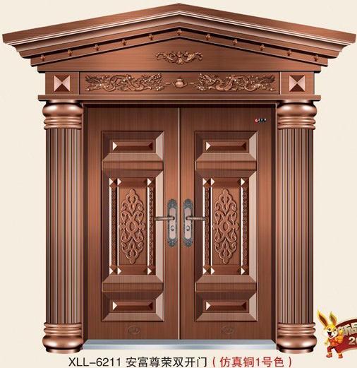 门业图片-仿真铜门系列XLL-6211XLL-6211图片