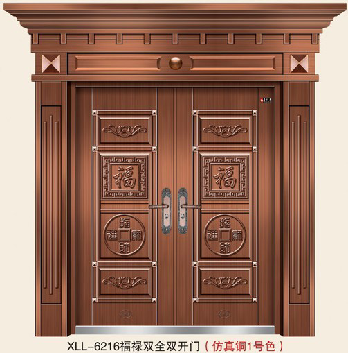 门业图片-仿真铜门系列XLL-6216XLL-6216图片