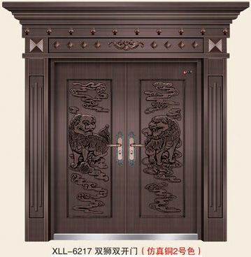 门业图片-仿真铜门系列XLL-6217XLL-6217图片