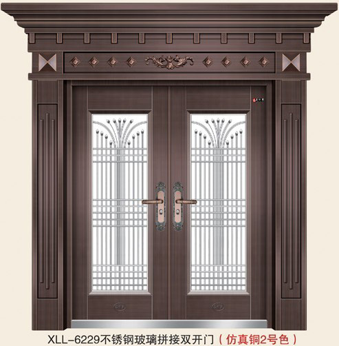 门业图片-仿真铜门系列XLL-6229XLL-6229图片