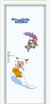 门业图片-卡通门系列康丰工贸KKF-S01图片