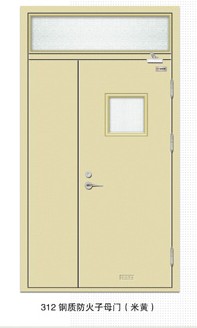 门业图片-防火门312钢质防火子母门312钢质防火子母门图片
