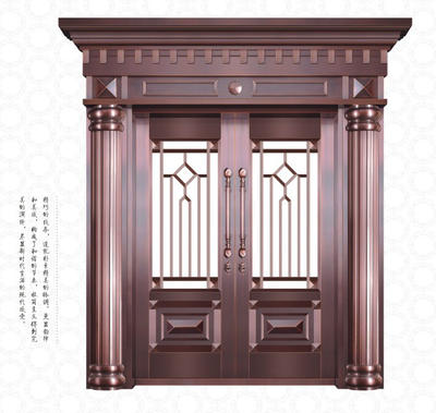 门业图片-重庆铜门重庆巫溪县别墅铜门价格哪家质量*好重庆金益达铜门图片