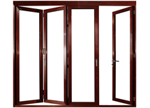 门业图片-皇派门窗大折叠金钻贵族2.0mm重型有轨大折叠门ZC5图片