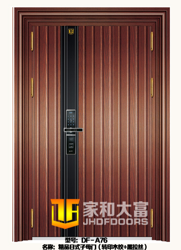 门业图片-精工不锈钢门肇庆韩式门定制,不锈钢门批发,厂家直销JHDF-H图片