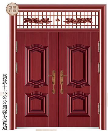 门业图片-豪华非标大门系列085蒸蒸日上双开门(强力仿反凸深拉伸)085蒸蒸日上双开门(强力仿反凸深拉伸)图片