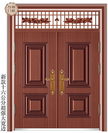 门业图片-豪华非标大门系列087稳如泰山双开门(强力反凸深拉伸)087稳如泰山双开门(强力反凸深拉伸)图片