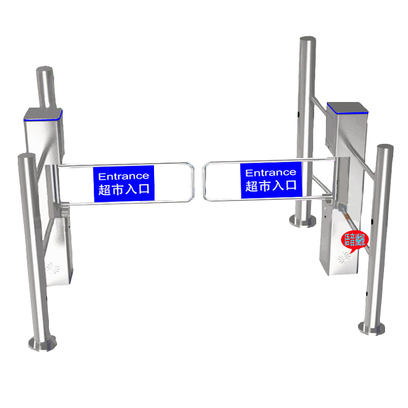 门业图片-超市感应门超市单向门进出口器出入口门禁行门入口超市感应门不锈钢门导向门180*240*1050图片