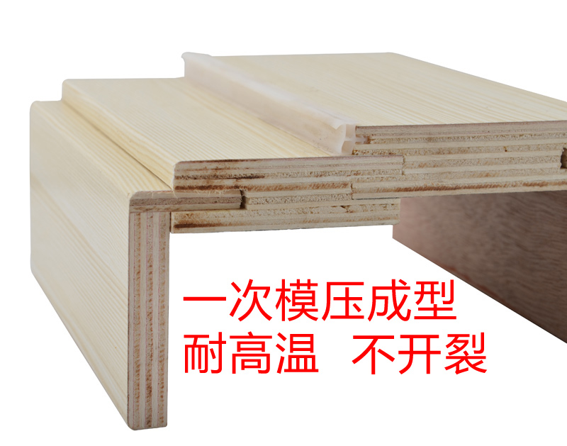 门业图片-一次模压成型全实木多层板无缝圆角套板全实木多层板无缝圆角套板图片