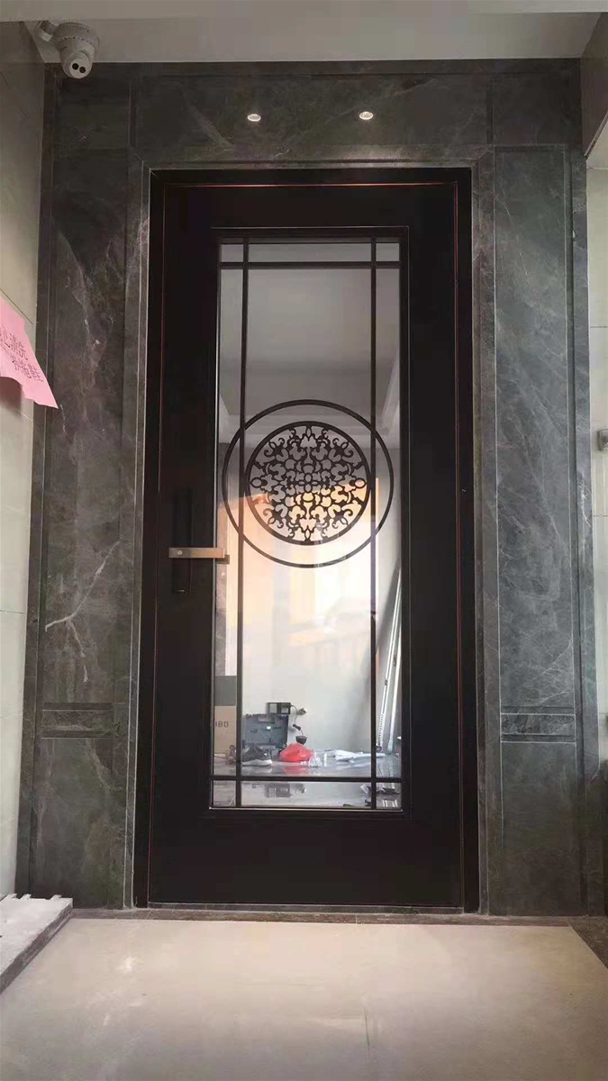 门业图片-不锈钢防盗门爵士防盗门不锈钢**图片
