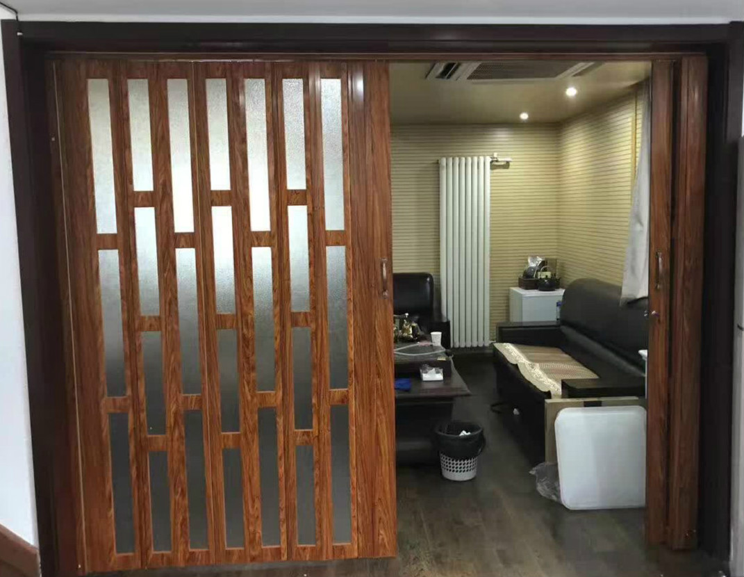 门业图片-铝合金推拉门赛门铝合金商场阳台客厅书房卧室室内隔断推拉折叠门一生一世图片
