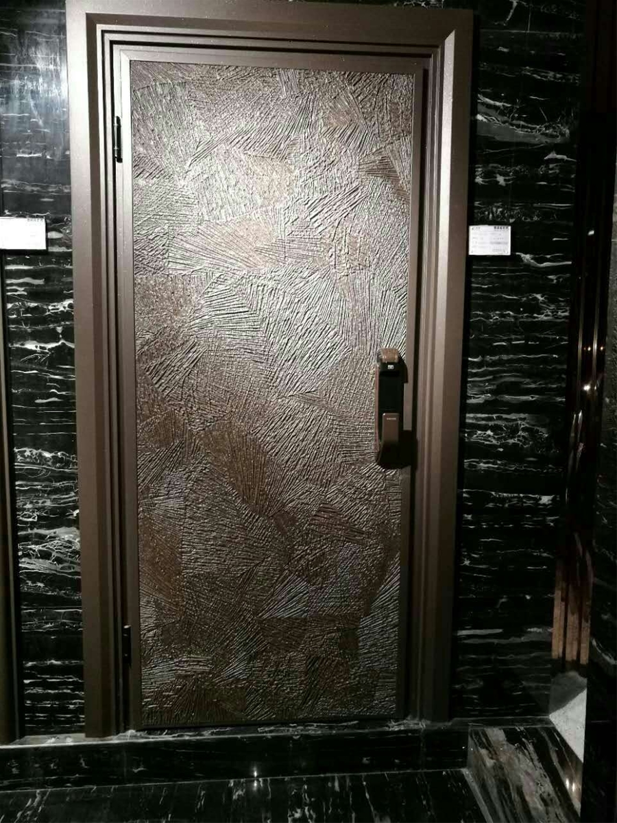 门业图片-顶级高档铸铝防爆门雷诺金尊顶级铸铝防爆门1000*2100图片