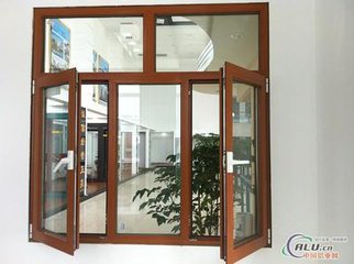 门业图片-铝合金窗佛山伊洛德断桥隔音隔热客厅铝合金平开窗MODEL图片