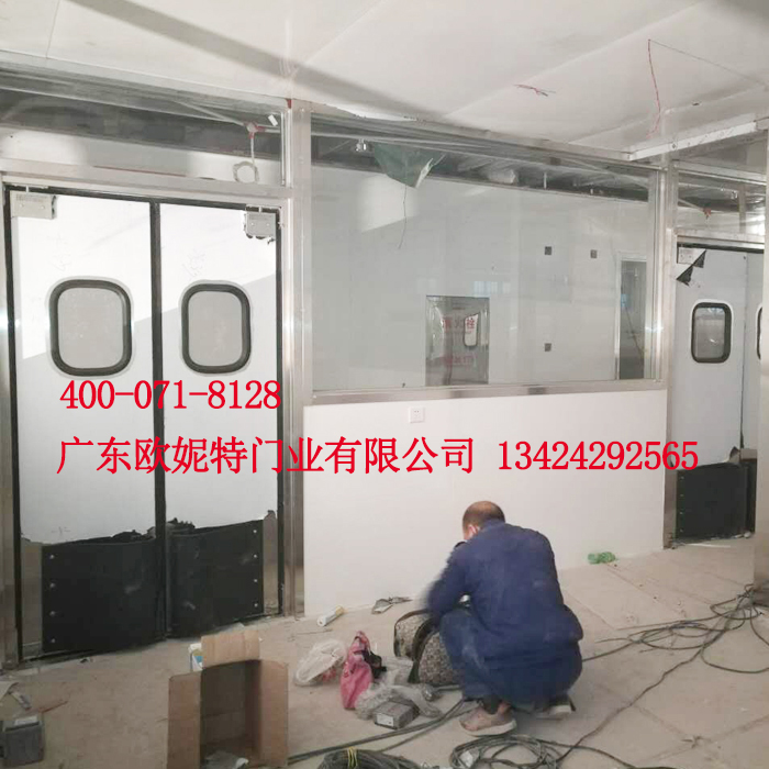 门业图片-防撞门欧妮特门业供应防撞自由门超市防撞门撞击自由回位门过叉车自由门TD-M图片