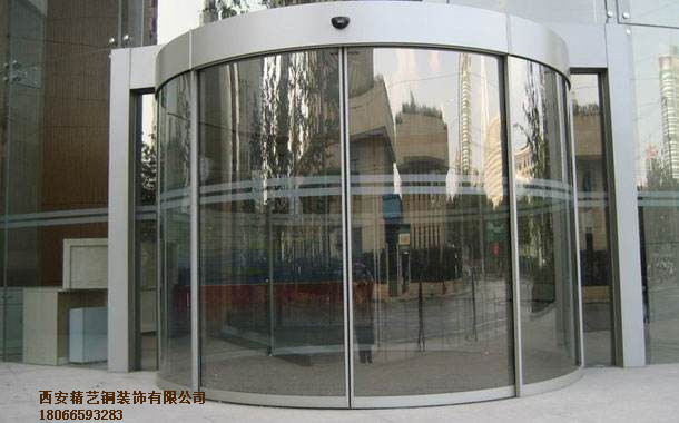 门业图片-自动感应门弧形自动门的特点JY=010图片