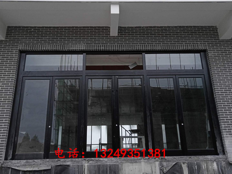 门业图片-肯德基门石家庄灰砂纹非标准肯德基门 肯德基门价格 宏亚门业1900*2400图片